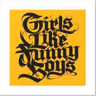 Girls Like Funny Boys Posters and Art